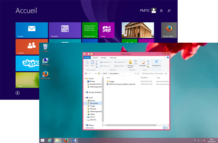 Interfaces de Windows 8